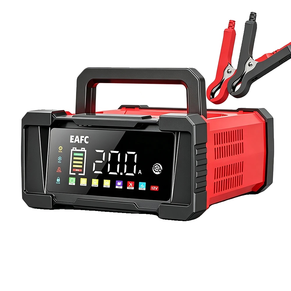Batterieladegerät, Intelligente Temperaturkompensation, Intelligente Lüfterkühlung, 20a