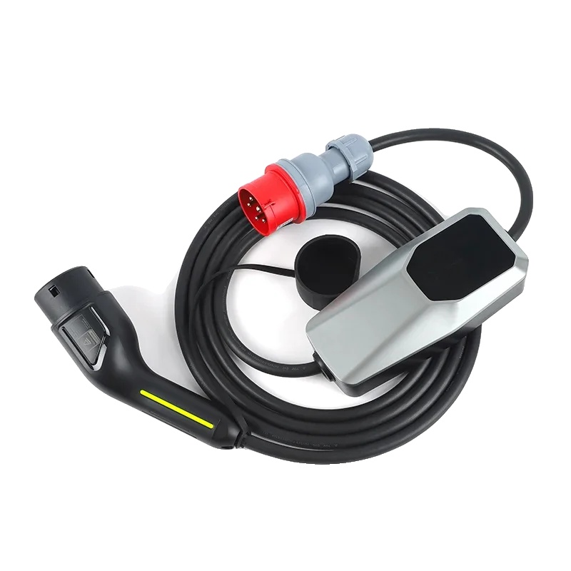 Ev-ladegerät, Intelligenter Speicher, Einstellbarer Strom, Typ 2 11kw 4 Meter