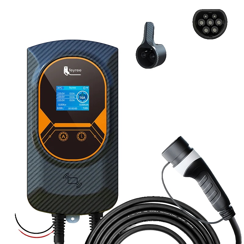 Ev-ladegerät, Dynamische Lastverteilung, Steuerung Über Mobile App, 11kw 16a 3 Phasen, Typ2
