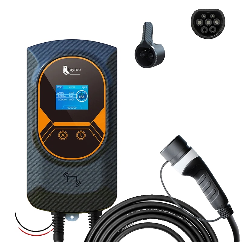 Ev-ladegerät, Dynamische Lastverteilung, Steuerung Über Mobile App, 7.6kw 32a 1 Phase, Type2