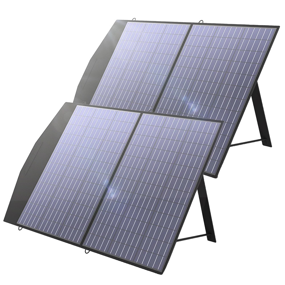 Solarpanel, 100w Maximalleistung, Faltbares Design, Langlebiges Material, 2 X 100w Solarpanel