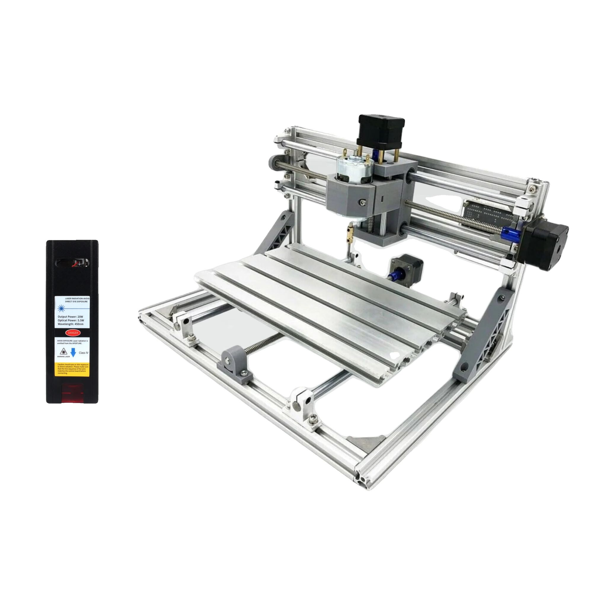Cnc-fräse, Kompaktes Design, Vielseitige Materialkompatibilität, Füge 20w Laser Hinzu