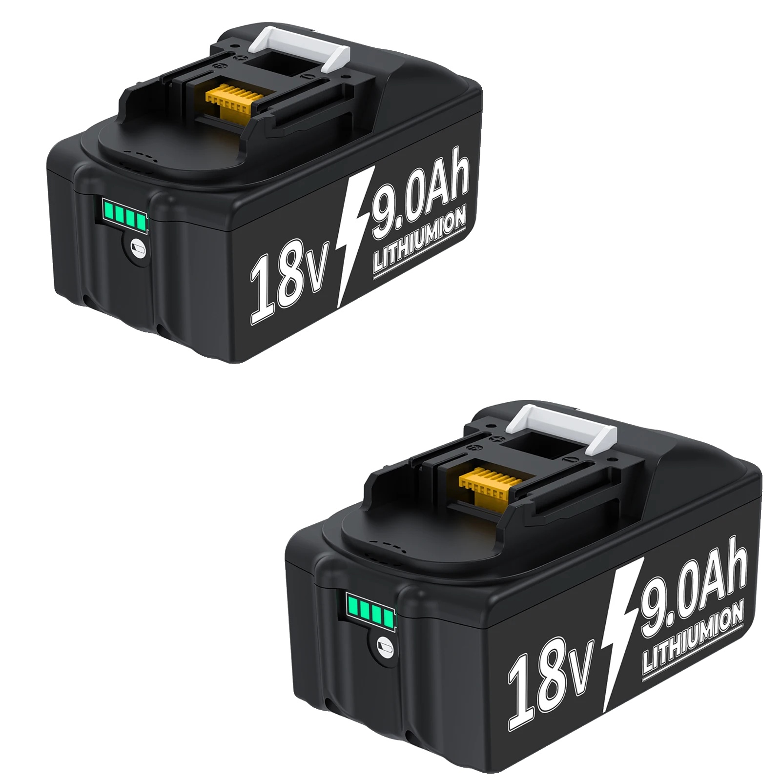 Batterie, 9000mah Kapazität, Kompatibel Mit Kabellosen Werkzeugen, Schwarz