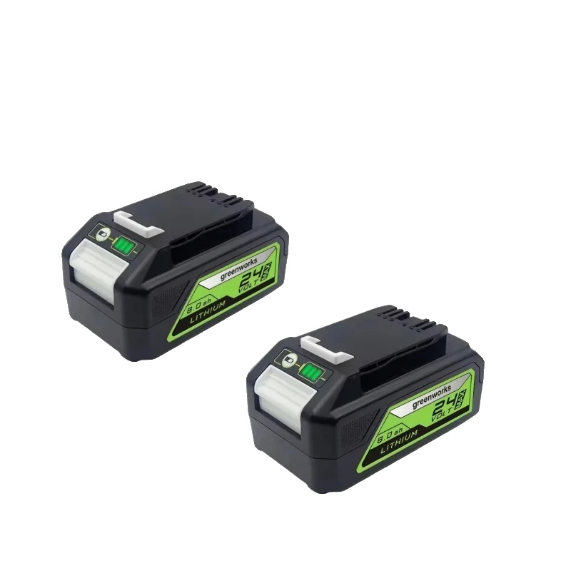 Lithium-ionen-batterie, 8000mah Kapazität, Kompatibel Mit Greenworks Werkzeugen, 2stück