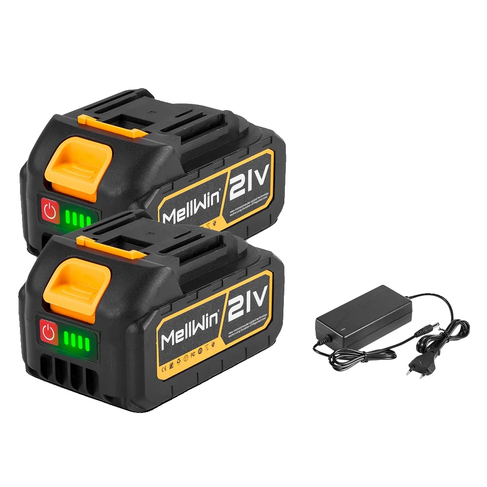 Lithium-batteriepack, 15000mah Kapazität, Kompatibel Mit Elektrowerkzeugen, 2 Batterien 1 Eu-stecker
