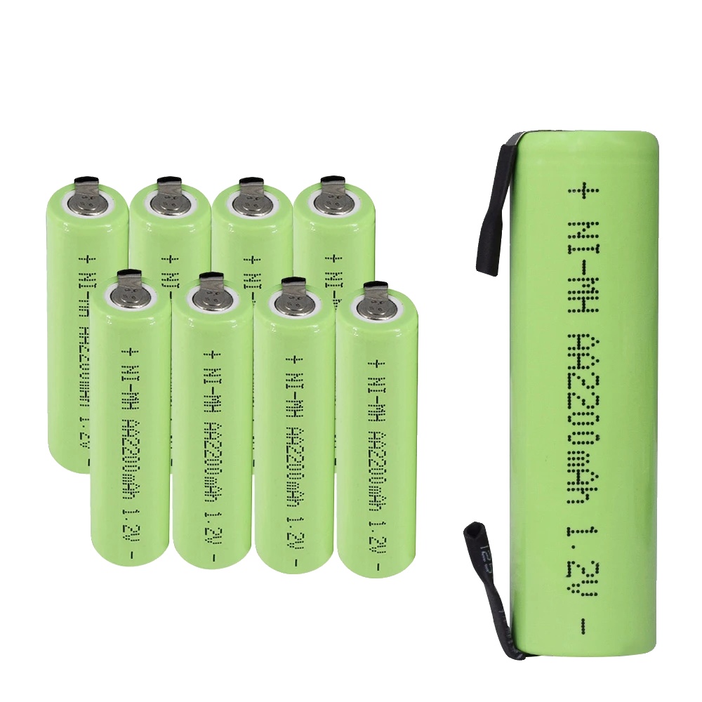 Wiederaufladbare Aa-batterie, 2200mah Kapazität, Nickel-metallhydrid, 8stück