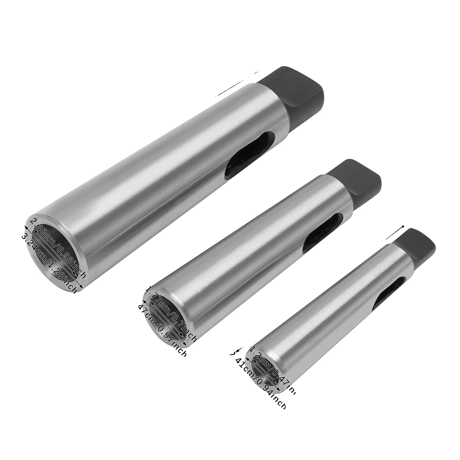Morse-taper-hülsen-set, Langlebiges Material, Verbesserte Kompatibilität, Silber
