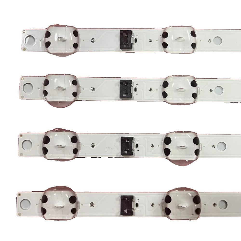 Led-hintergrundbeleuchtung, Aluminium-material, 582 Mm Länge, Kompatibel Mit Mehreren Modellen, 4 Stück Pro Set, 8 Leds Bei 6v