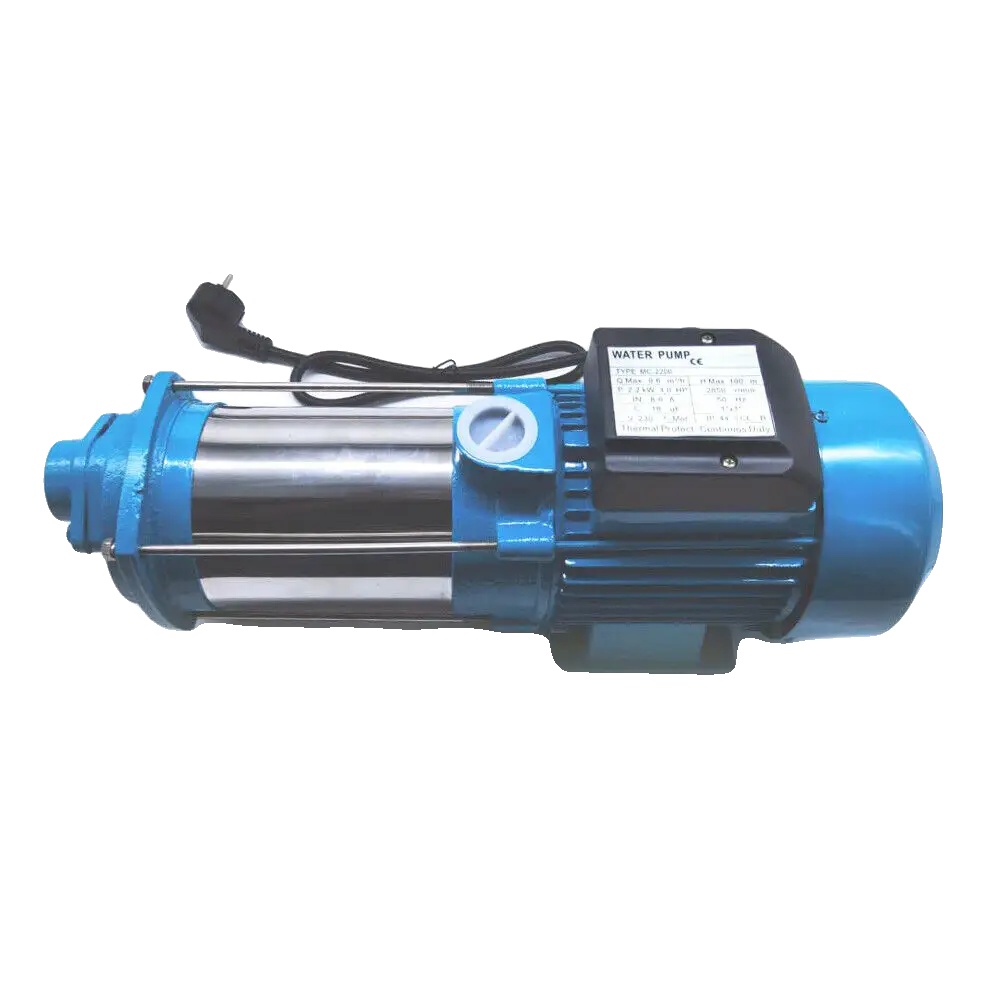 Zentrifugalpumpe, 2500w Motor, 4000 L/h Durchflussrate, Blau