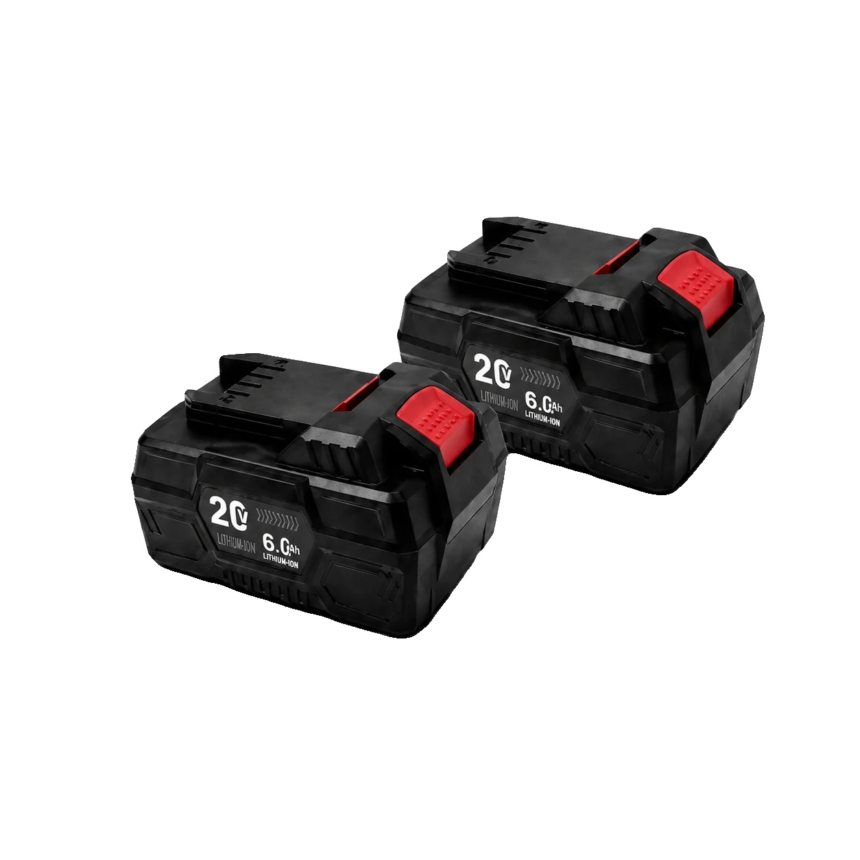 Wiederaufladbare Batterie, 6000 Mah Kapazität, Kompatibel Mit Parkside Werkzeugen, 2 Pack 20v 6.0ah