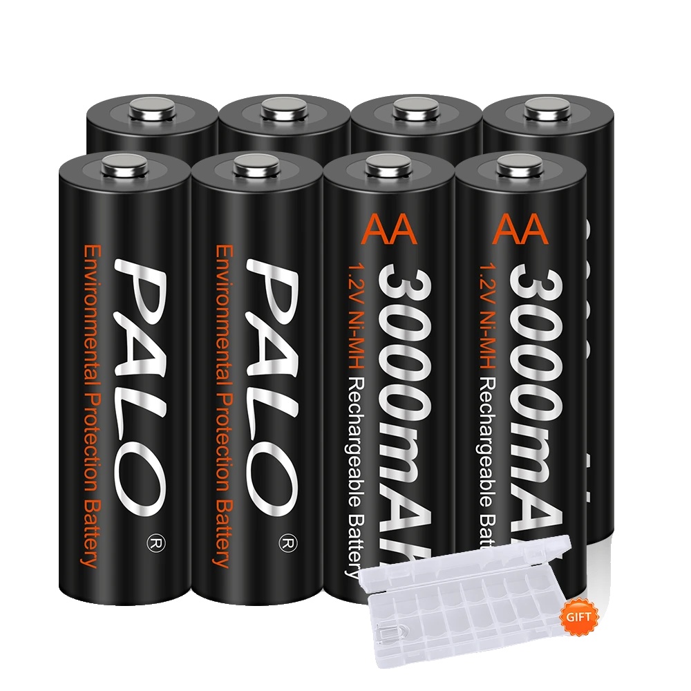 Wiederaufladbare Batterien, Ni-mh, Langlebige Energie, 8 Stück Batterie, 1,2v