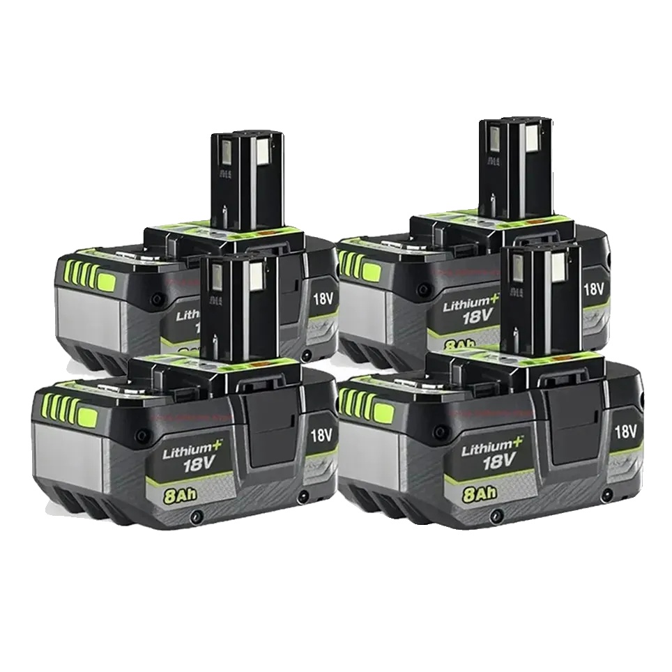 Lithium-ionen-batterie, Hohe Kapazität 8000mah, 18v Kompatibilität, 8000mah-4pcs