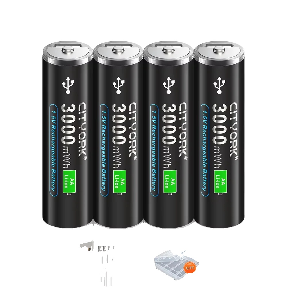 Lithium-ionen-akkus, Vielseitige Kompatibilität, Schnelles Laden, 4pcs 1.5v Li-ion