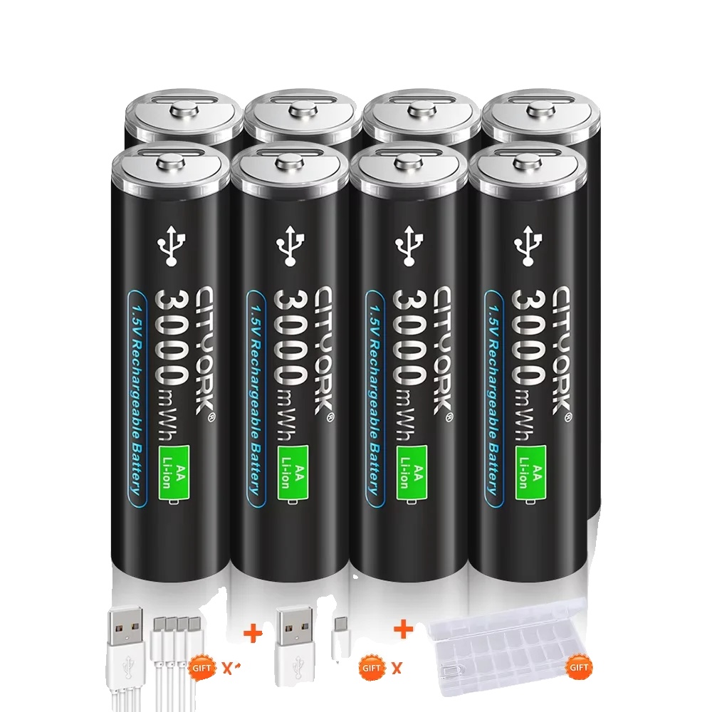 Lithium-ionen-akkus, Vielseitige Kompatibilität, Schnelles Laden, 8pcs 1.5v Li-ion