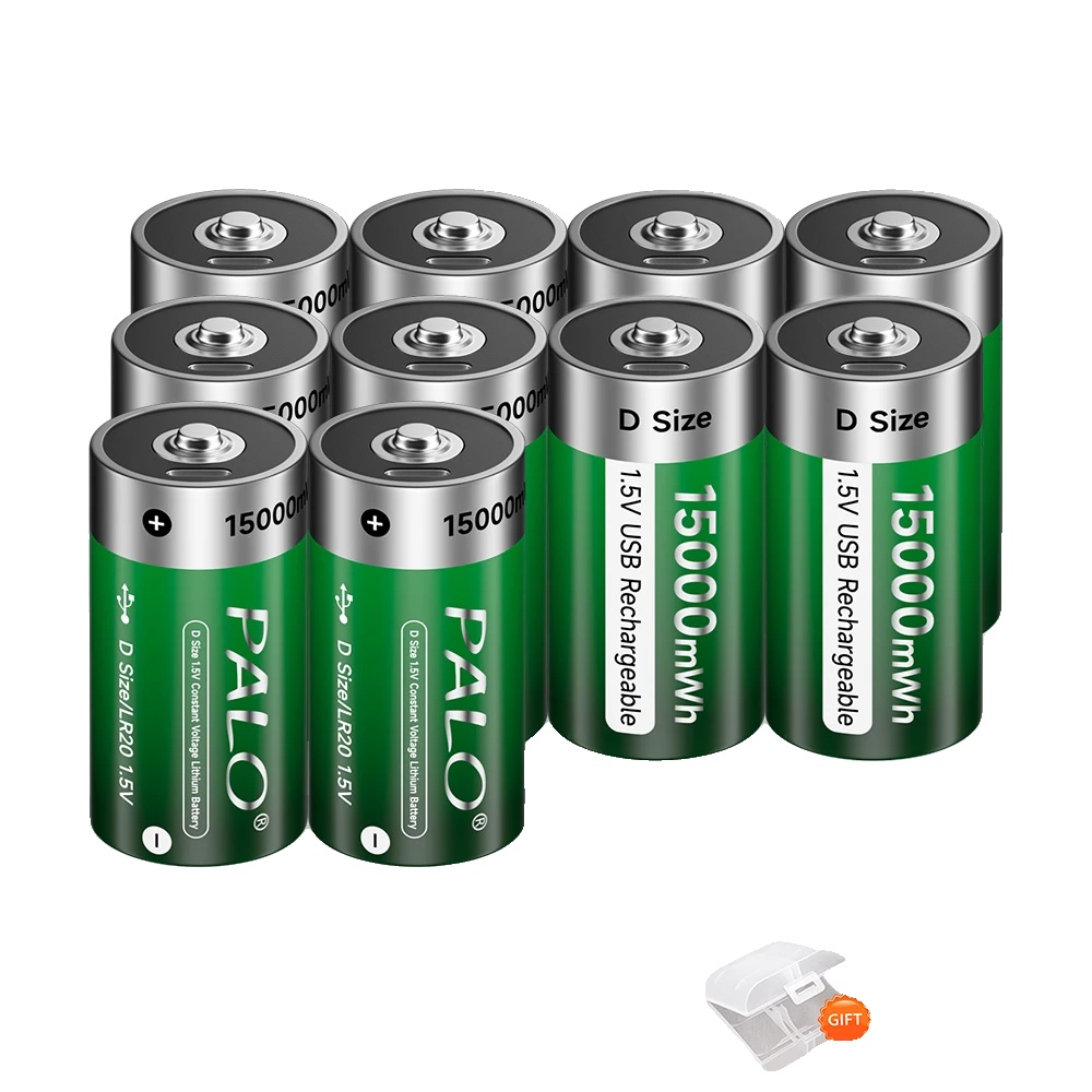 Wiederaufladbare Batterie, 15000mwh Kapazität, Usb Typ C Kompatibel, 10 Pcs Batterie