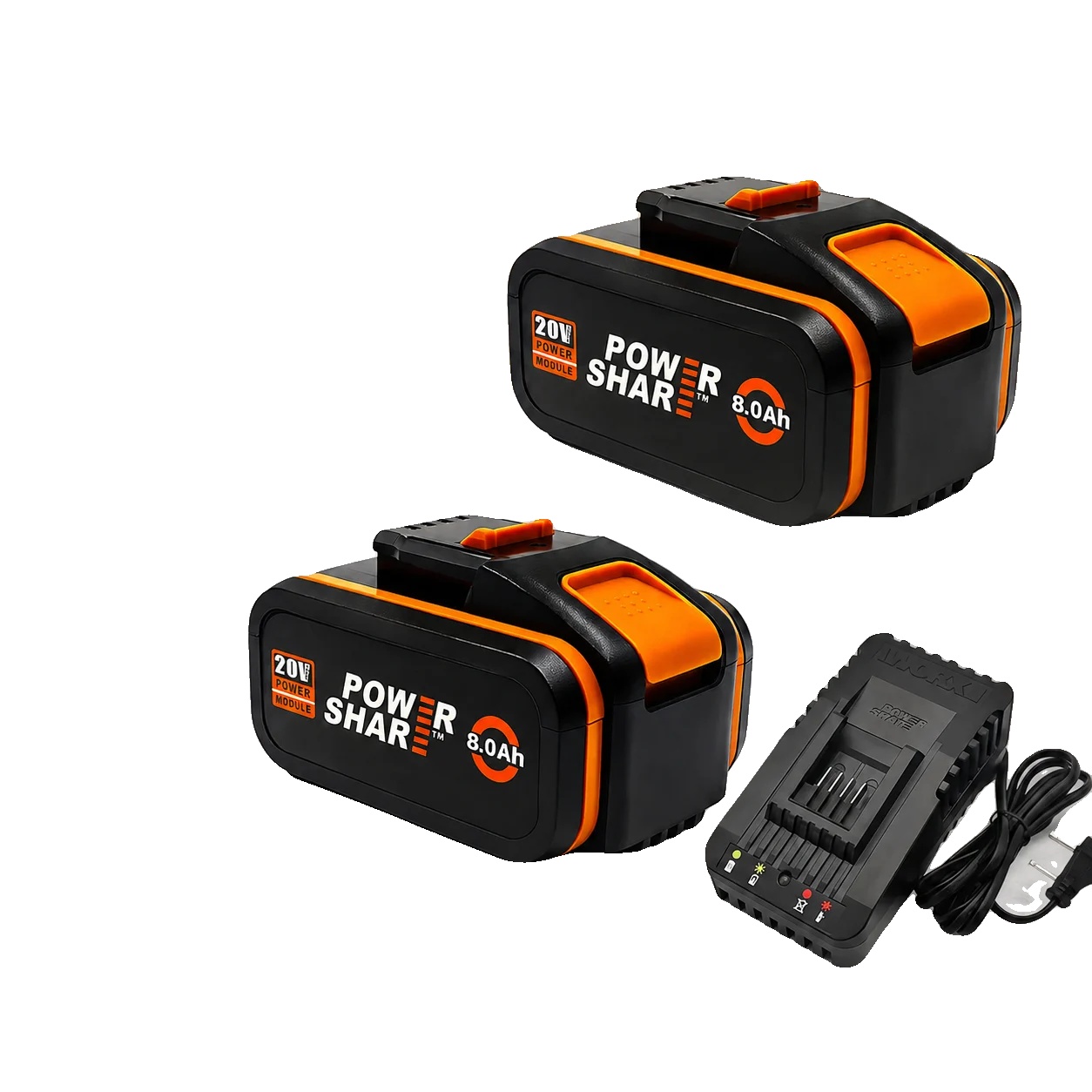 Akku Für Elektrowerkzeuge, 8000mah Kapazität, Breite Kompatibilität, Worx 8ahx2-1ladegerät