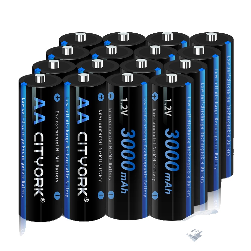 Batterien, Wiederaufladbare Ni-mh-technologie, Langlebige Leistung, 16aa