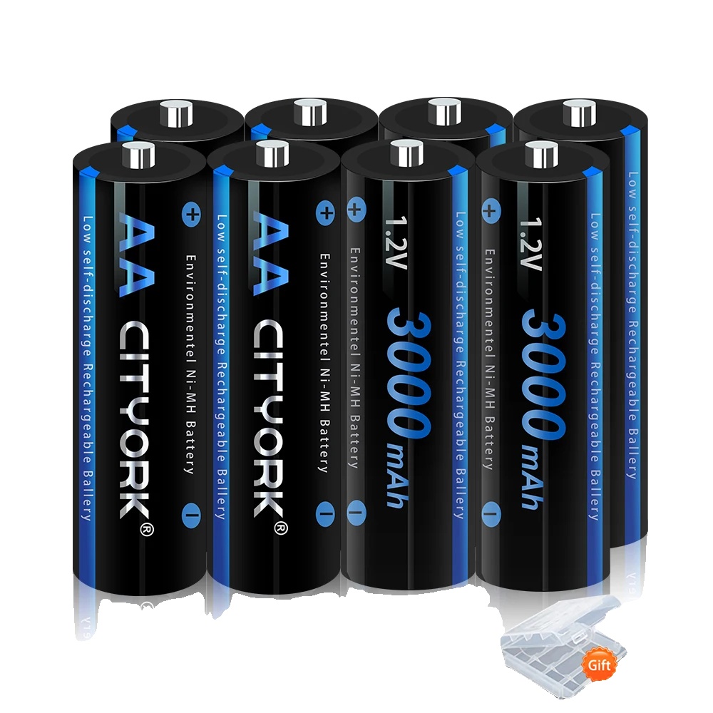 Batterien, Wiederaufladbare Ni-mh-technologie, Langlebige Leistung, 8aa