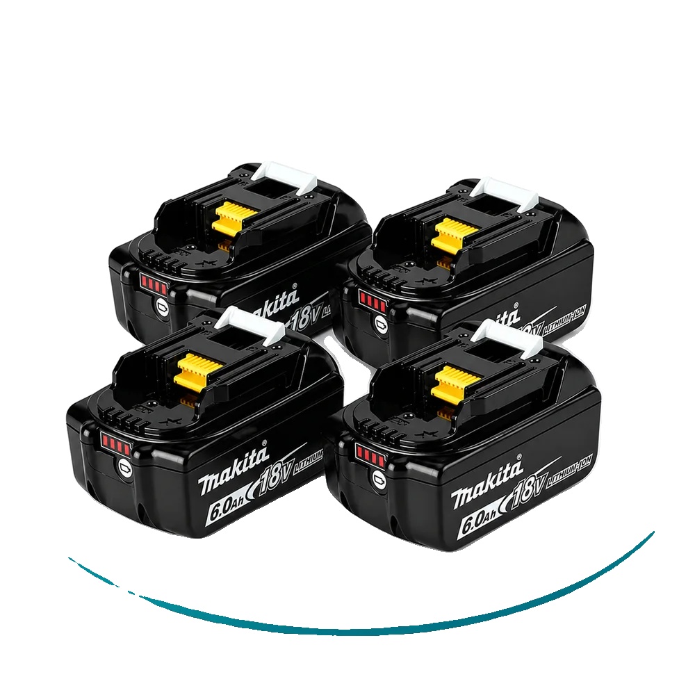 Wiederaufladbarer Akku, 6,0ah Kapazität, Kompatibel Mit 18v Lxt Werkzeugen, 6ah Pack X4, 18v-a