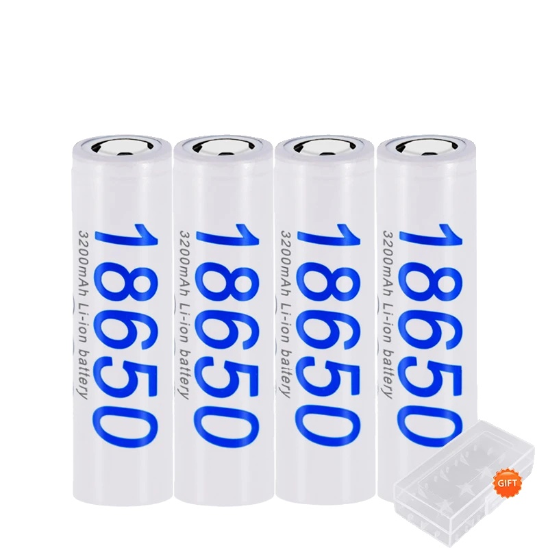 Wiederaufladbare Batterie, 3200mah Kapazität, Vielseitige Anwendungen, 4stk 18650, 3,7 V-a
