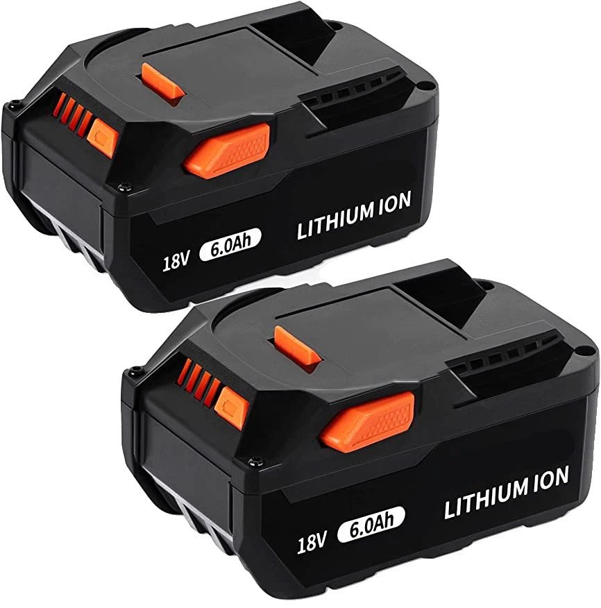 Lithium-ionen-batterie, 6000mah Kapazität, 18v Kompatibilität, 2 Stück 6000mah