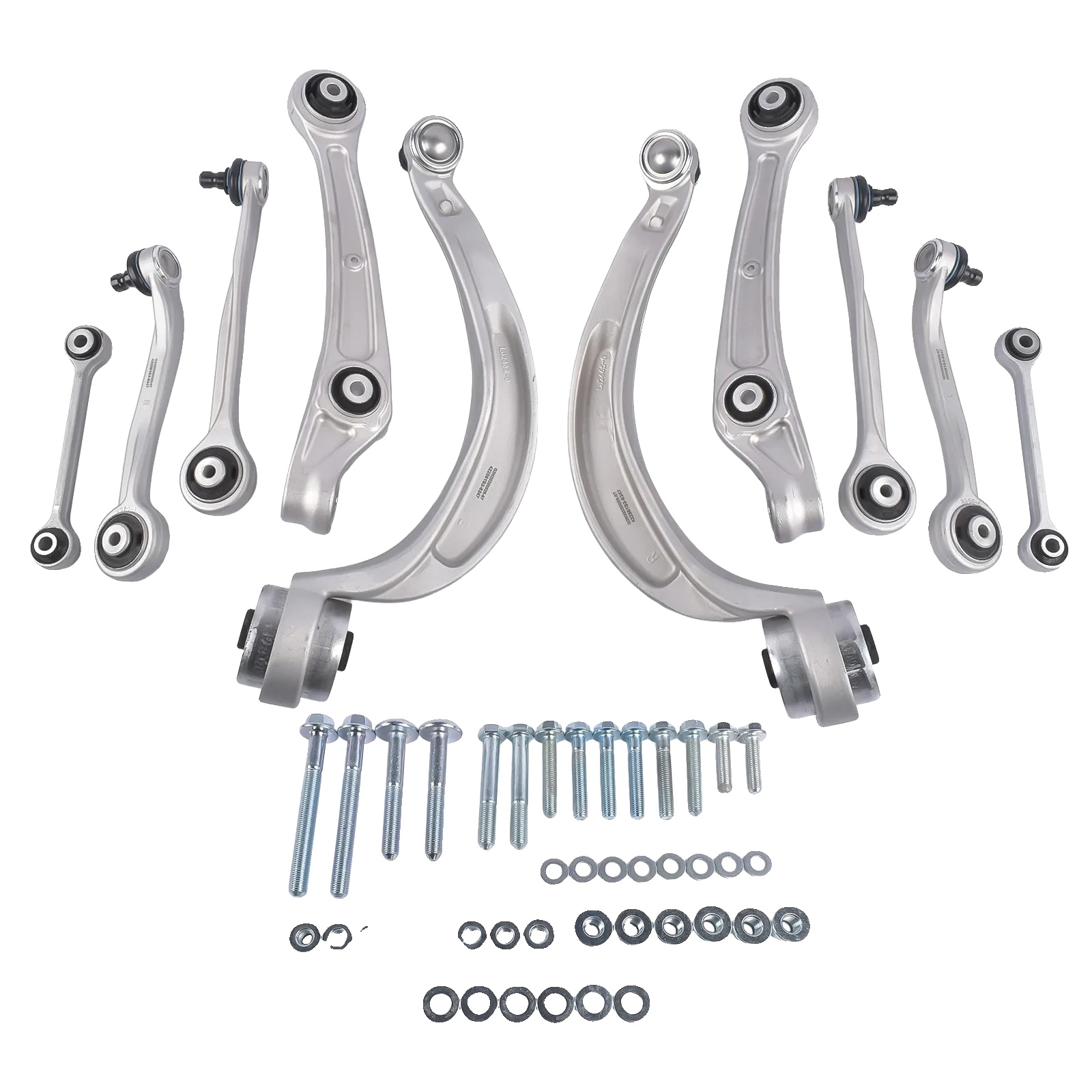 Vorderachse Kontrollarm Set, Hochfestes Stahl, Vorderachse, Kompatibel Mit Audi A4 / Q5 / A5 Quattro (2010-2015)