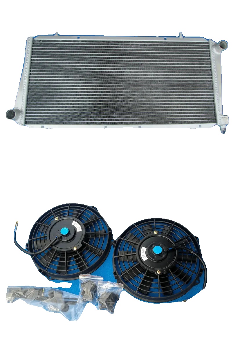 Kühler, Legierung Aluminium, Kompatibel Mit Mg Rover, 60 Cm X 40 Cm X 7 Cm, Kerngröße 32 Mm, Dual-lüfter