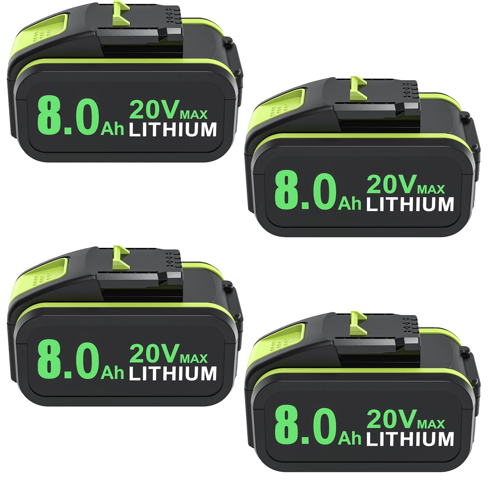Batterie, 8000mah Kapazität, Kompatibel Mit Mehreren Modellen, 4 Batterien