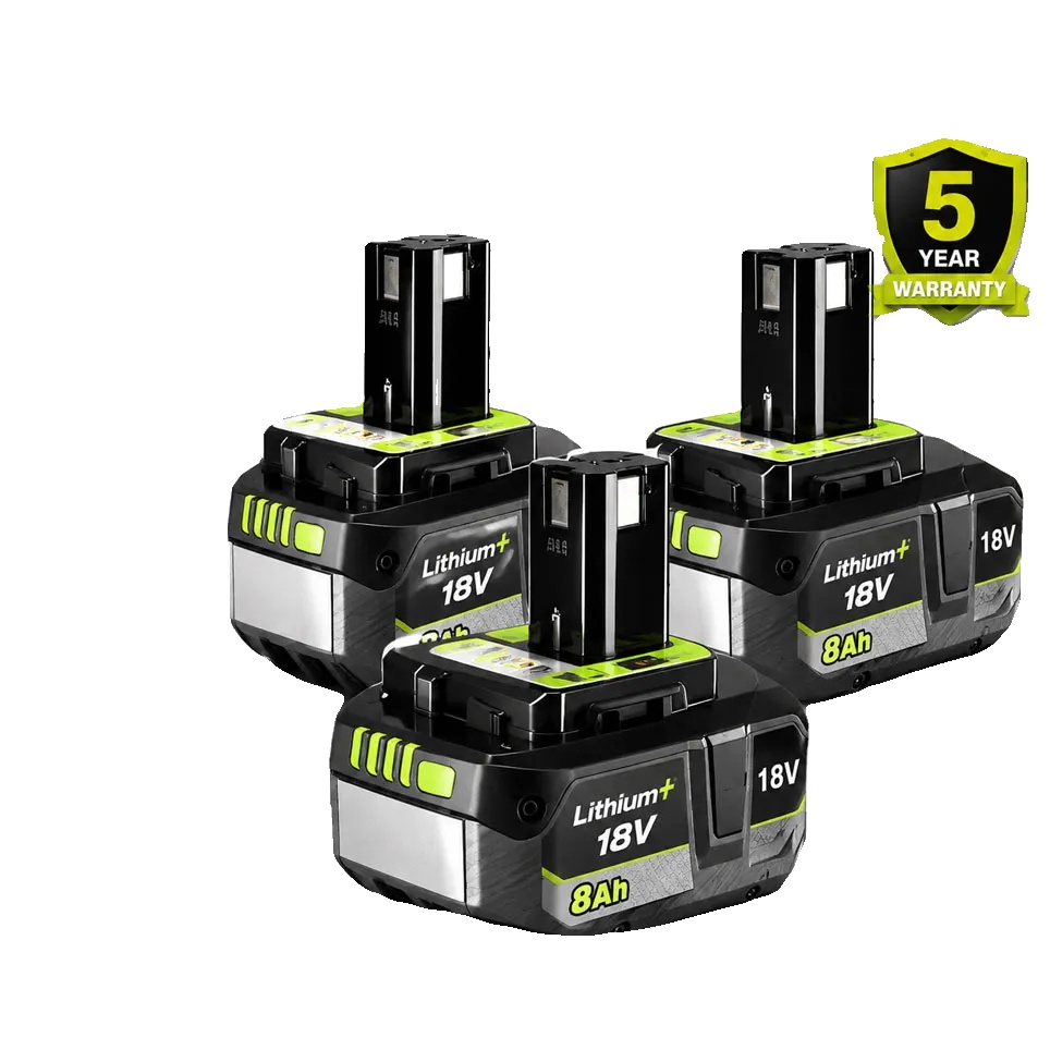 Ersatzbatterie, 18v, 8000mah Kapazität, 3pcs 8.0ah Batterie