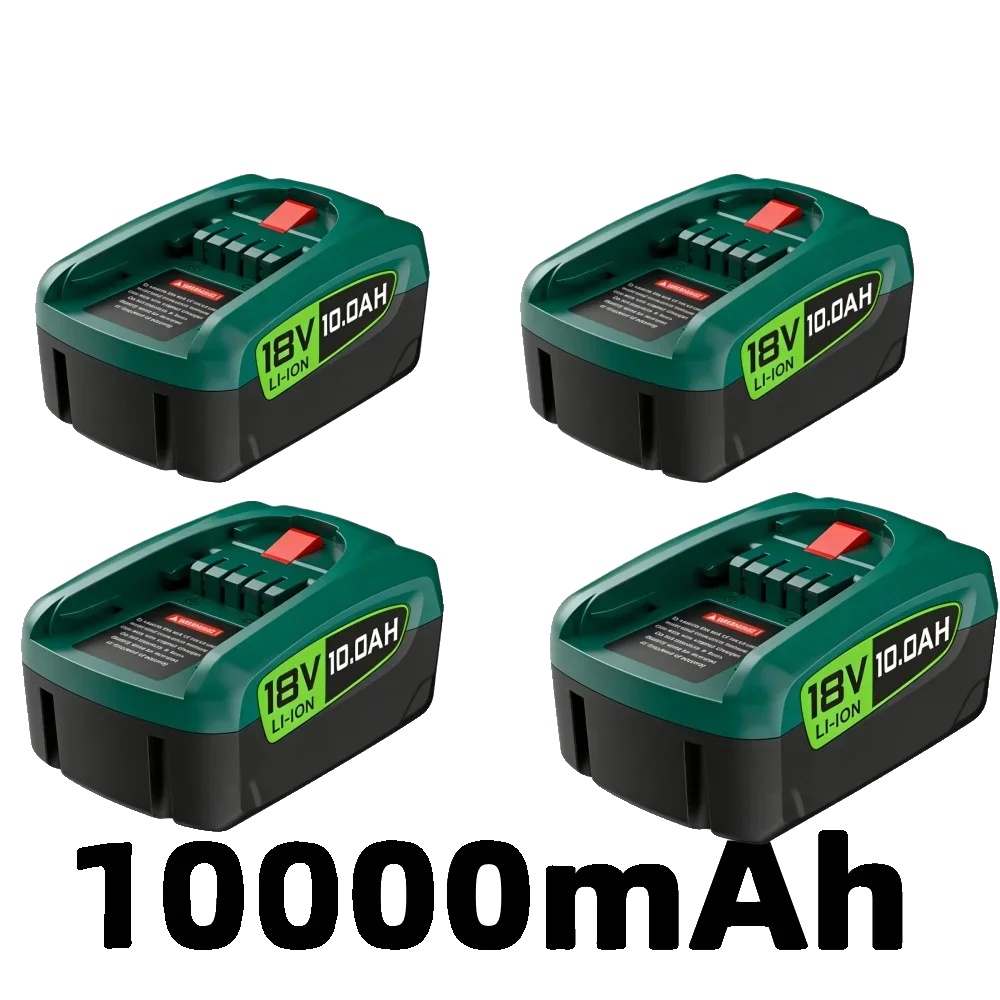 Lithium-ionen-batterie, 10000mah Kapazität, Kompatibel Mit Elektrowerkzeugen, 4stück-10,0ah, 18v