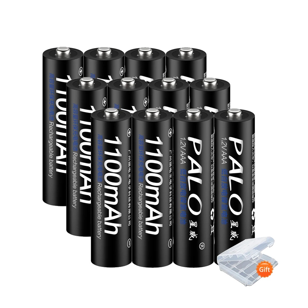 Wiederaufladbare Ni-mh-batterie, 1100mah Kapazität, Vielseitige Kompatibilität, 12 Stück Batterie