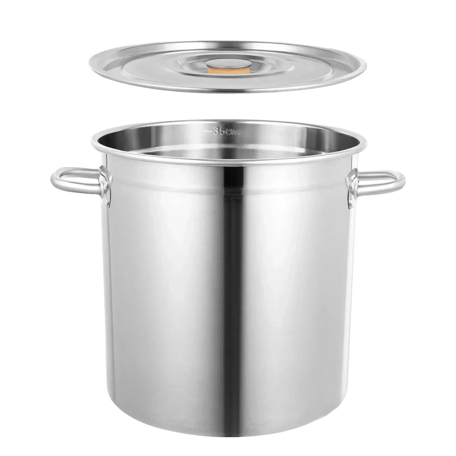 Eintopf-topf, 30 Quart Kapazität, Langlebiger Edelstahl, Silber