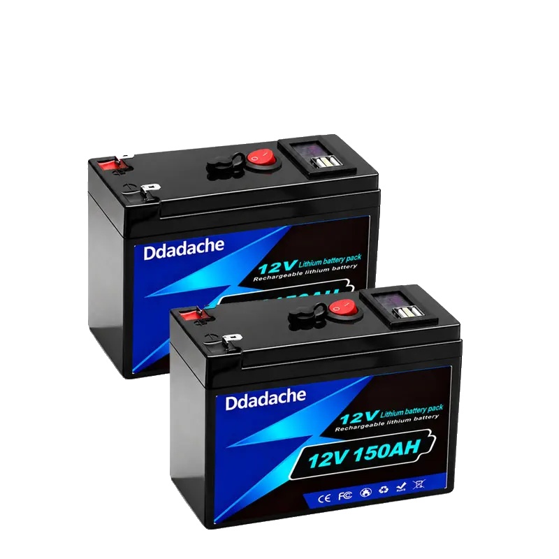 Lithium-batterie, 150ah Kapazität, Fortschrittlicher Bms-schutz, 150ah-1ladegerät-2pcs