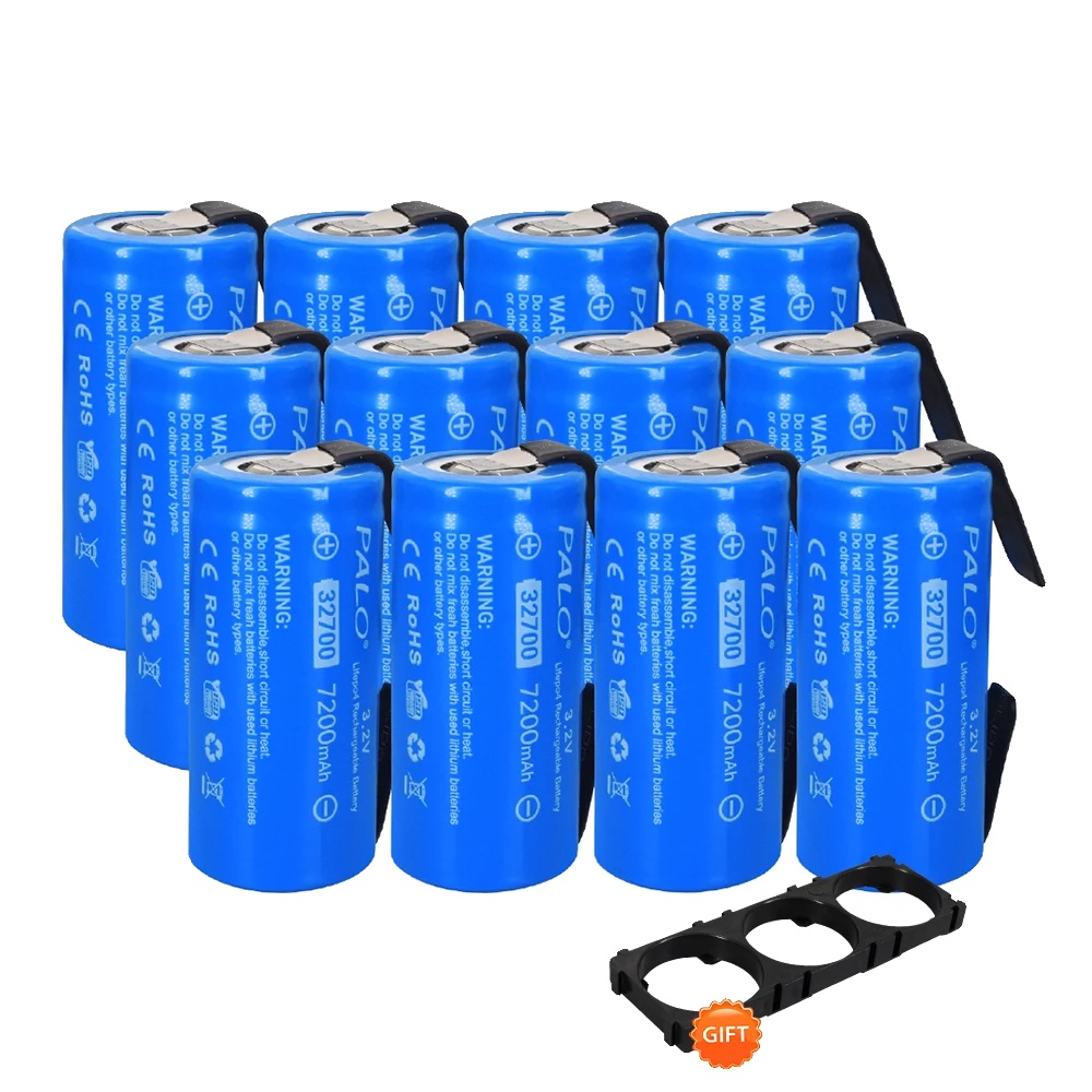 Lifepo4-batterie, 7200mah Kapazität, Hohe Entladerate, 12 Stück Batterie