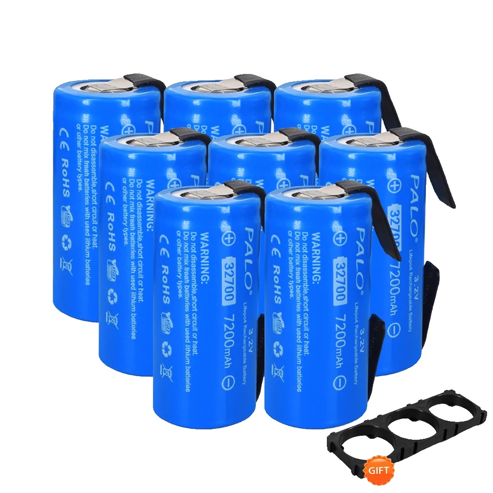 Lifepo4-batterie, 7200mah Kapazität, Hohe Entladerate, 8 Stück Batterie