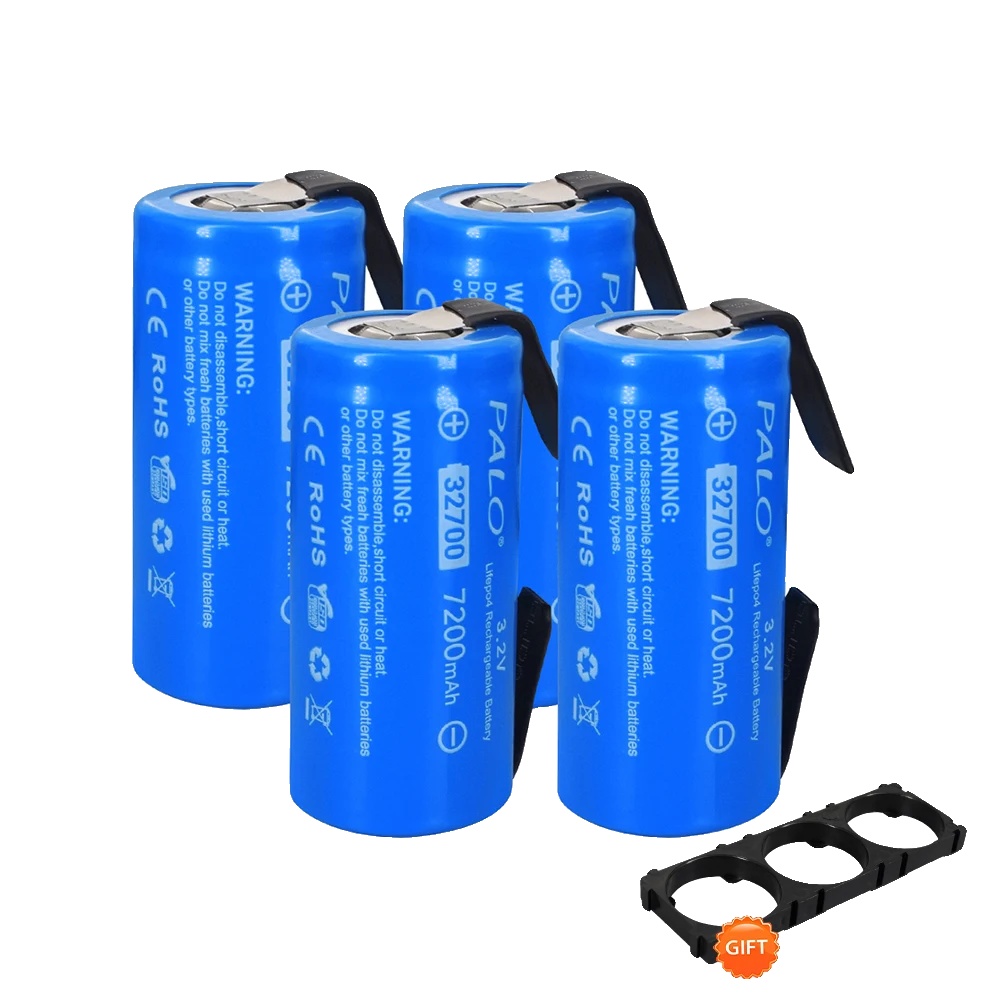 Lifepo4-batterie, 7200mah Kapazität, Hohe Entladerate, 4 Stück Batterie