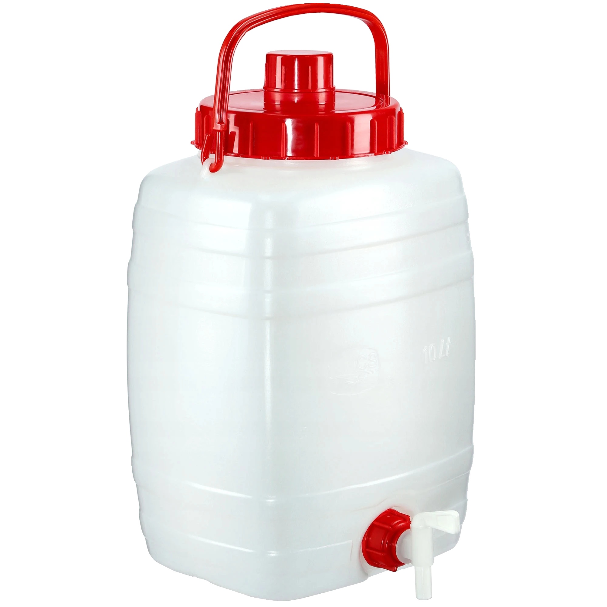 Kunststoffkanister, 10 Liter Fassungsvermögen, Auslaufsicheres Design, Praktischer Griff, Fcm-zertifiziert, Vielseitige Verwendung
