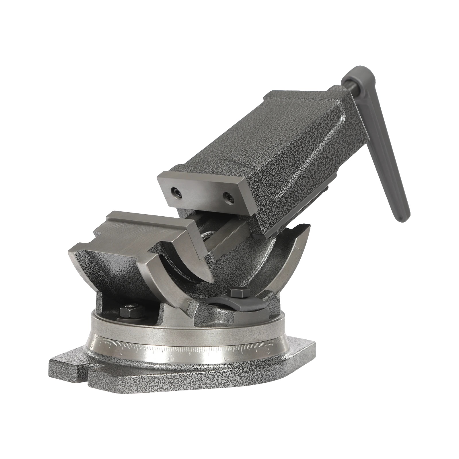 Neigung Präzisionsschraubstock, Gusseisen Konstruktion, 4 Zoll Backenbreite, 80 Mm Maximale Öffnungsgröße, 19 Kn Crimpkraft, Kompakte Größe 30 X 24 X