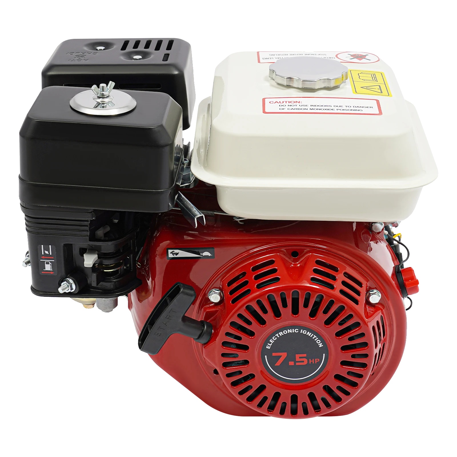 Gasmotor, 4-takt-design, Hohe Leistungsausgabe, Rot