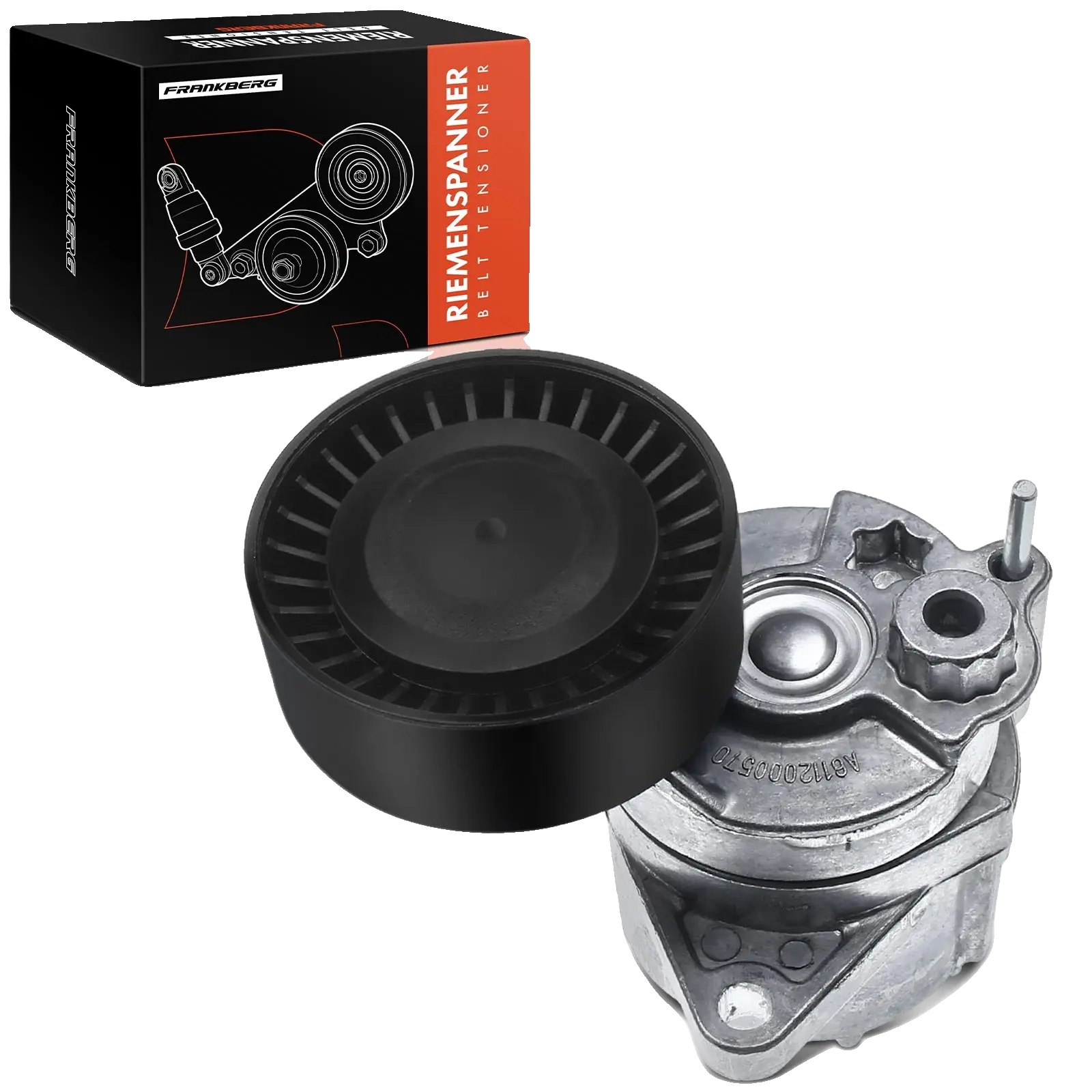 Spannrolle, Durchmesser 70 Mm, Breite 26 Mm, Kompatibel Mit Mercedes-benz, Oems: 6112000470, 6112000570