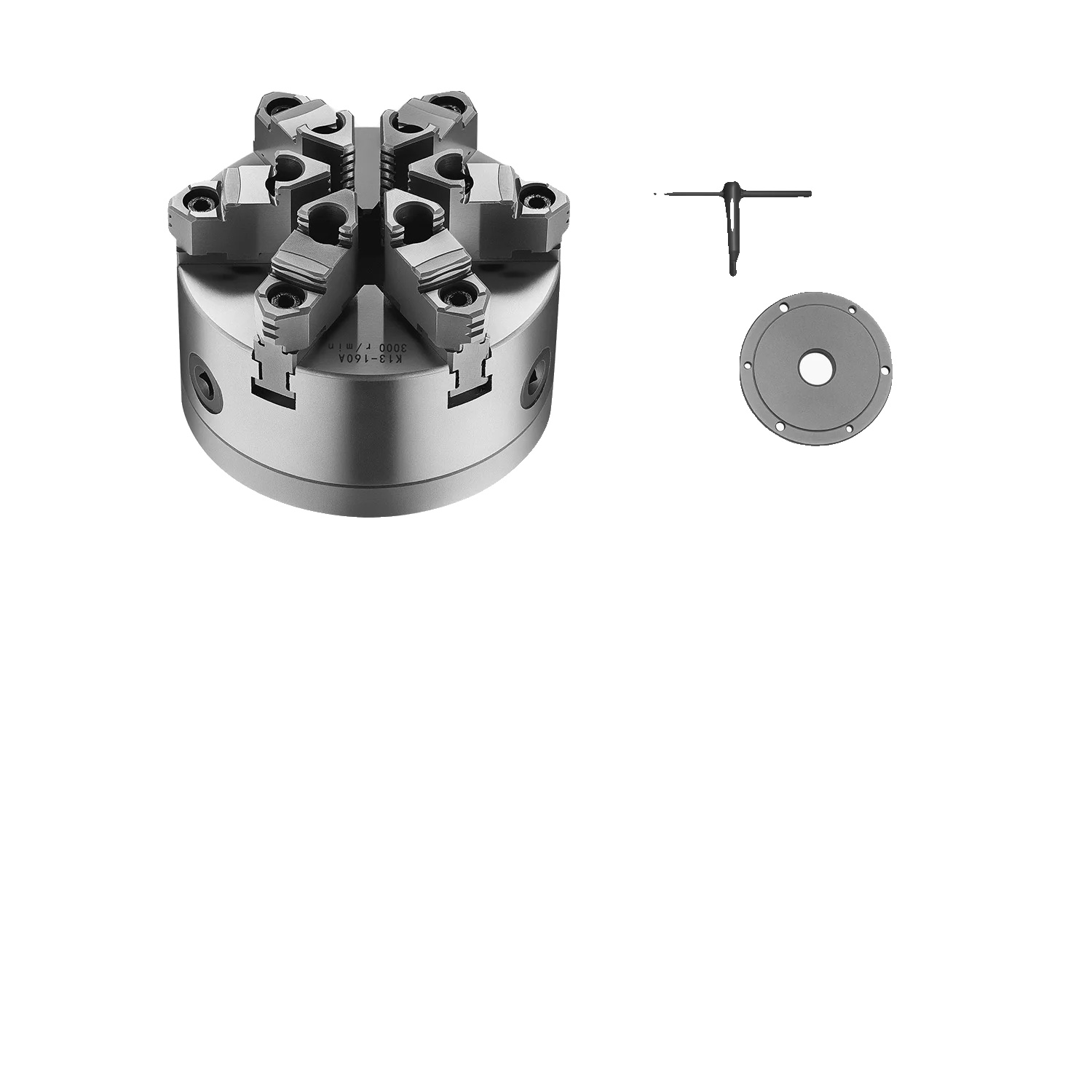 Drehfutter, Selbstzentrierend, Langlebige Konstruktion, 6-jaw 160mm