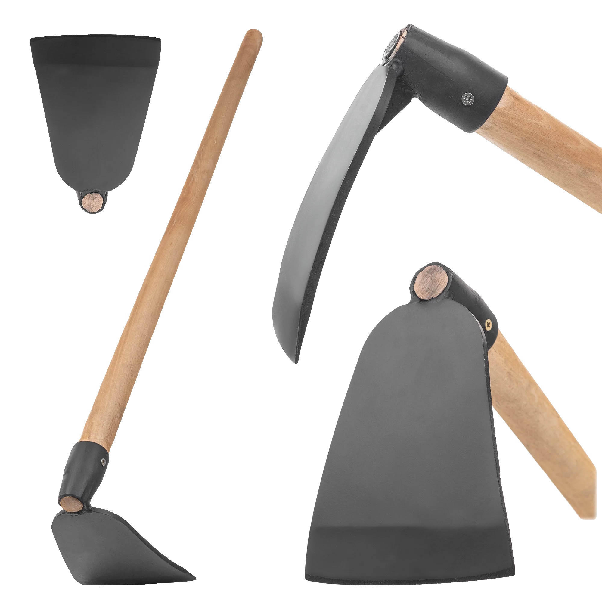 Hacke, Stahlmaterial, 18 Cm Länge, 15 Cm Breite, Geeignet Für Gartenarbeit, Effizientes Eindringen In Den Boden