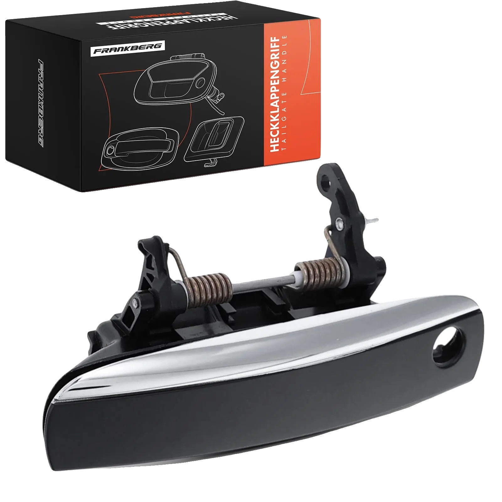 Außentürgriff, Vordere Linke Position, Kunststoffmaterial, Chromfarbe, Schließsystem Mit Schlüsselöffnung, Kompatibel Mit Audi A3 Sportback 2003-2008