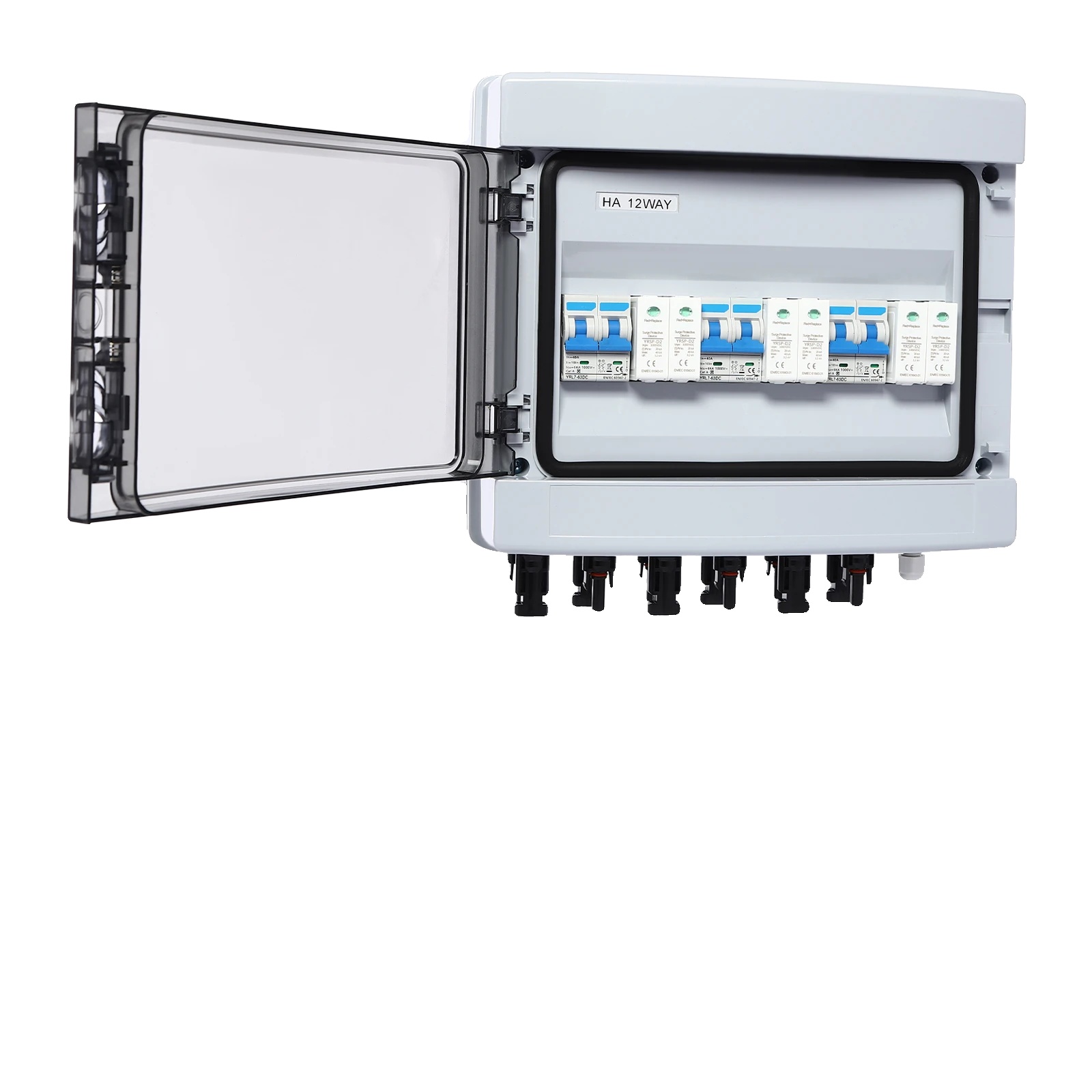 Solar Kombinationsbox, 1000v Isolationsspannung, 40a Maximale Stromausgabe, 3 Eingänge 3 Ausgänge, Ip65 Schutzart, Ik10 Schlagfestigkeit
