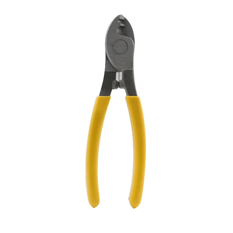 Elektriker Kabelschneider, Chrom-vanadium-material, 15 Cm Länge, Gebogene Griffart, Kabelabisolieranwendung, Anpassbare Optionen