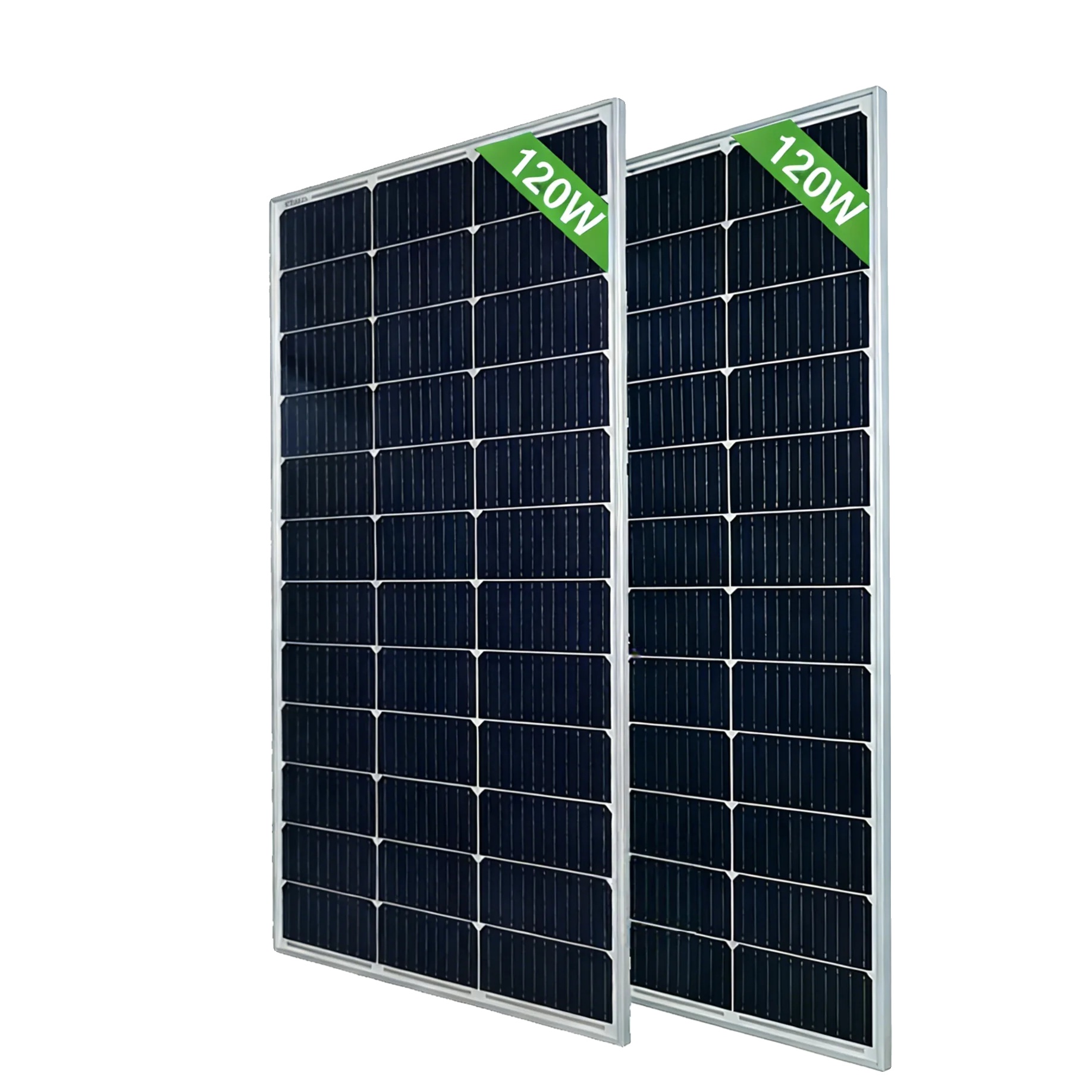 Solarpanel, Hohe Effizienz, Wasserdicht, 2 Stück 120w Panel