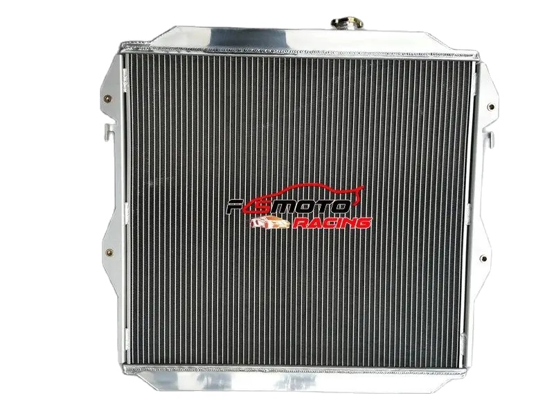 Vollaluminium-kühler, Kernmaß 640mm X 575mm X 42mm, Gesamtmaß 720mm X 680mm X 60mm, Einlass-/auslassdurchmesser 38mm, Reihenanzahl 2, Kühlerdeckel