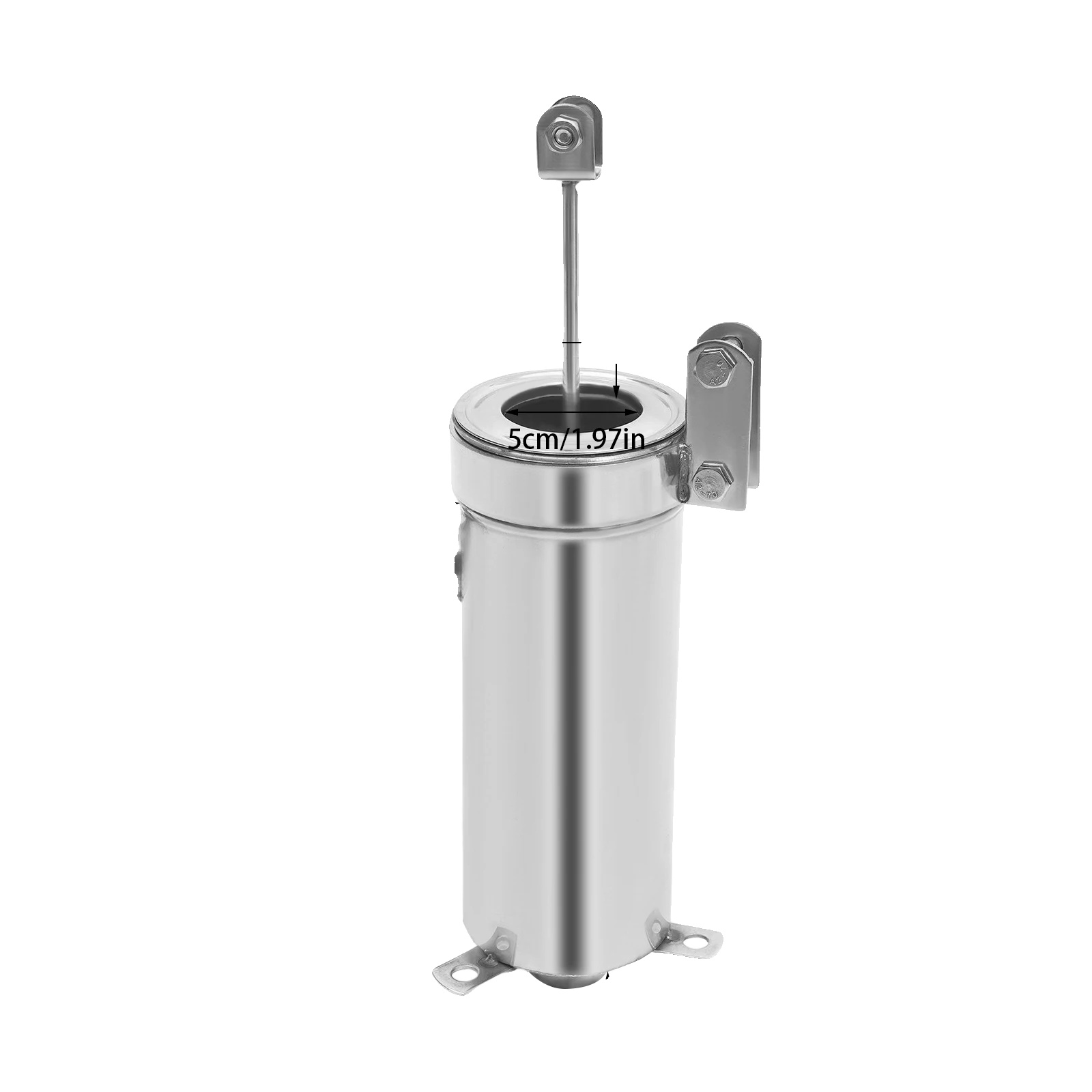 Manuelle Sprinklerpumpe, Edelstahl, Effiziente Grundwasserentnahme, Hellgrau