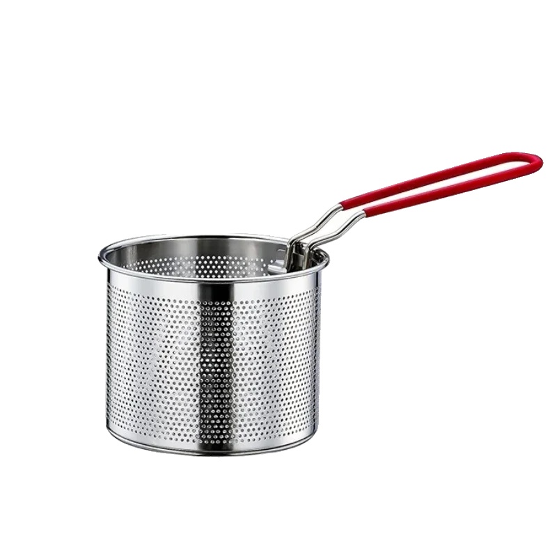 Frittierkorb, 304 Edelstahl, Verbrennungsschutz-design, 12cm