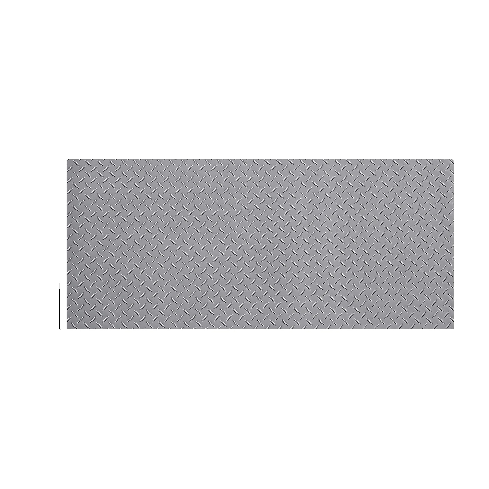 Garagenbodenmatte, Langlebiges Pvc, Rutschfestes Design, 7.5x20ft Silber Grau